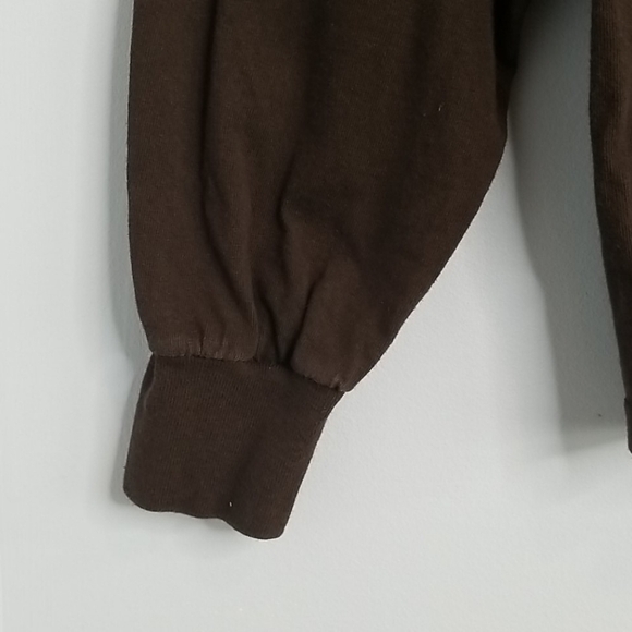 PELLA Brown Long Sleeve Crew Neck Tee XL - Picture 5 of 6